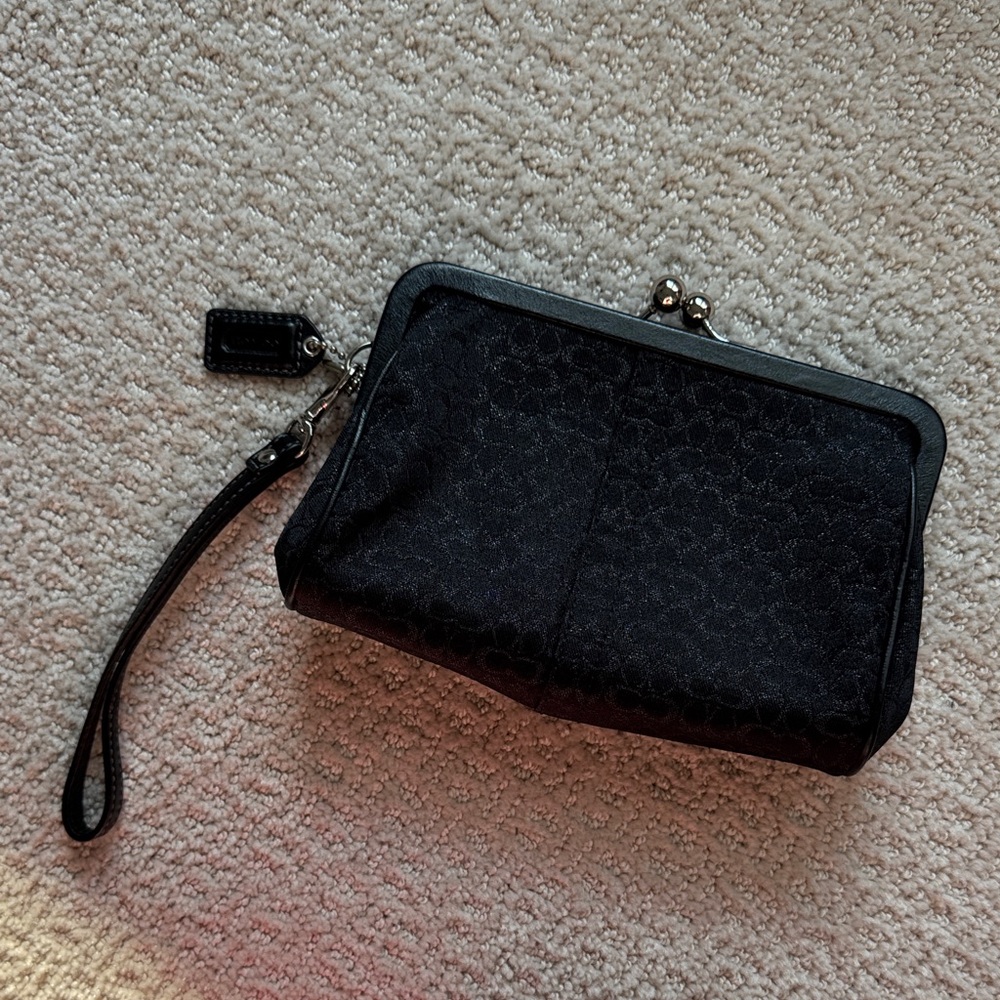 Black Wristlet Clutch
